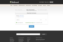 Register a domain at Siteground