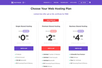 Compare Web Hosting Plans
